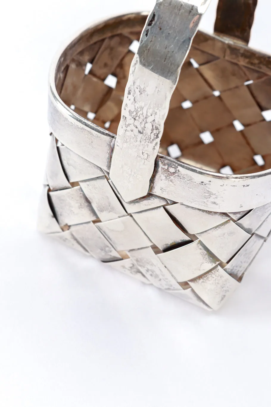 Sterling Woven Basket III