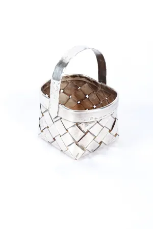 Sterling Woven Basket III
