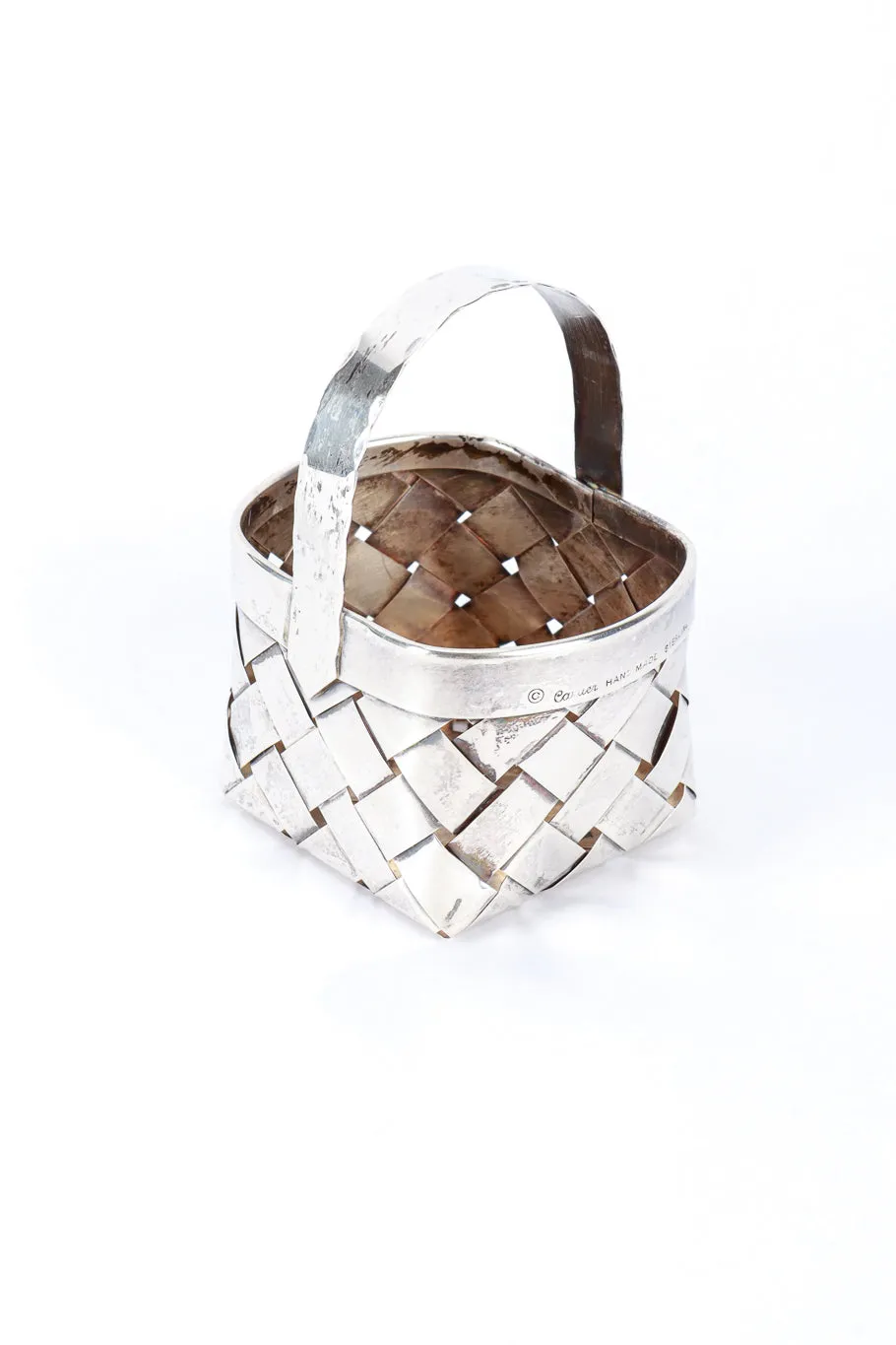 Sterling Woven Basket III