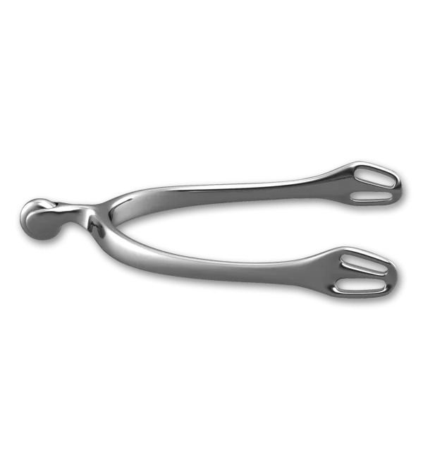 Stubben Steeltec Dynamic Smooth Roller Spurs 25mm (1169)