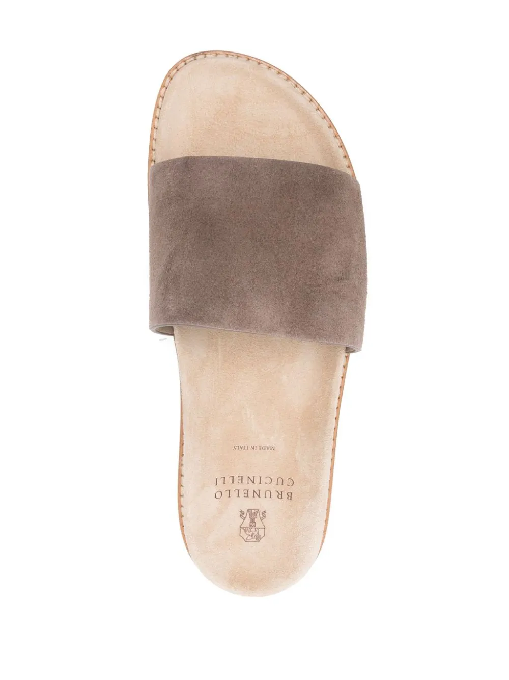 Suede leather slippers