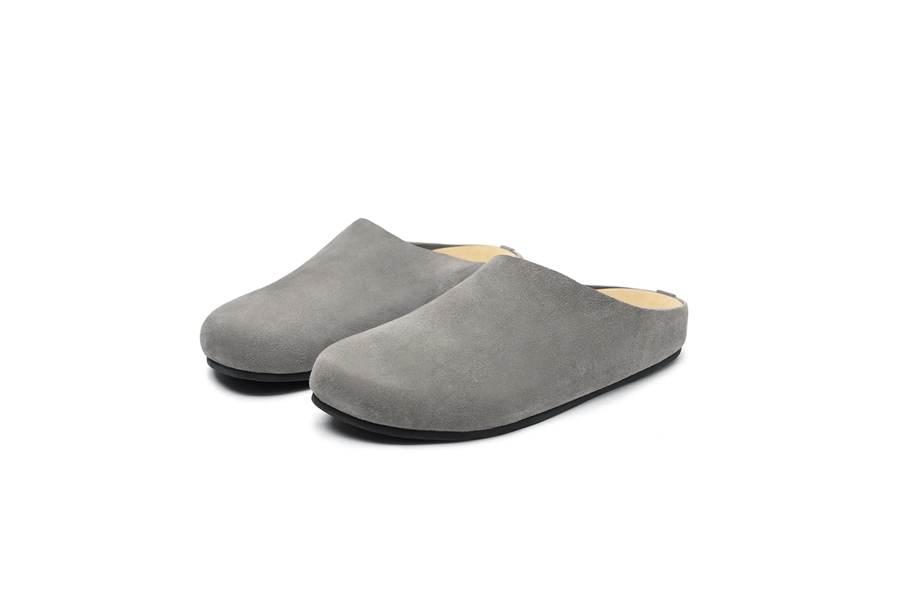 Suede Slip-On Mule