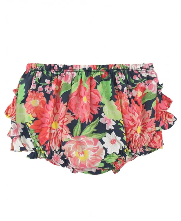 Sunset Garden Woven RuffleButt