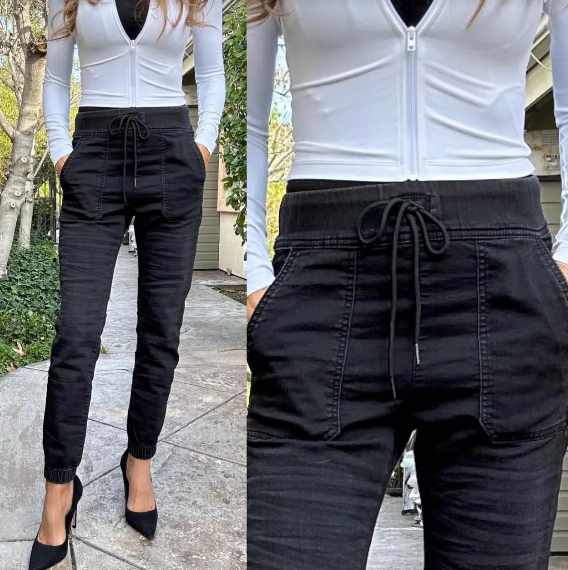 Tali Black Denim