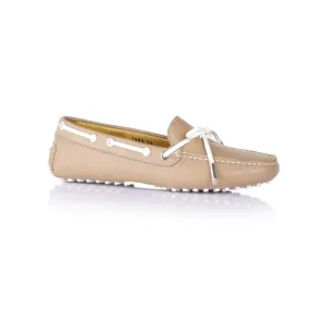 Tan Calf Leather with White Leather Laces