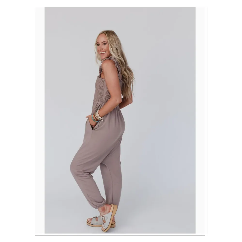 Three Bird Nest Jumpsuit w/ Pockets Coco