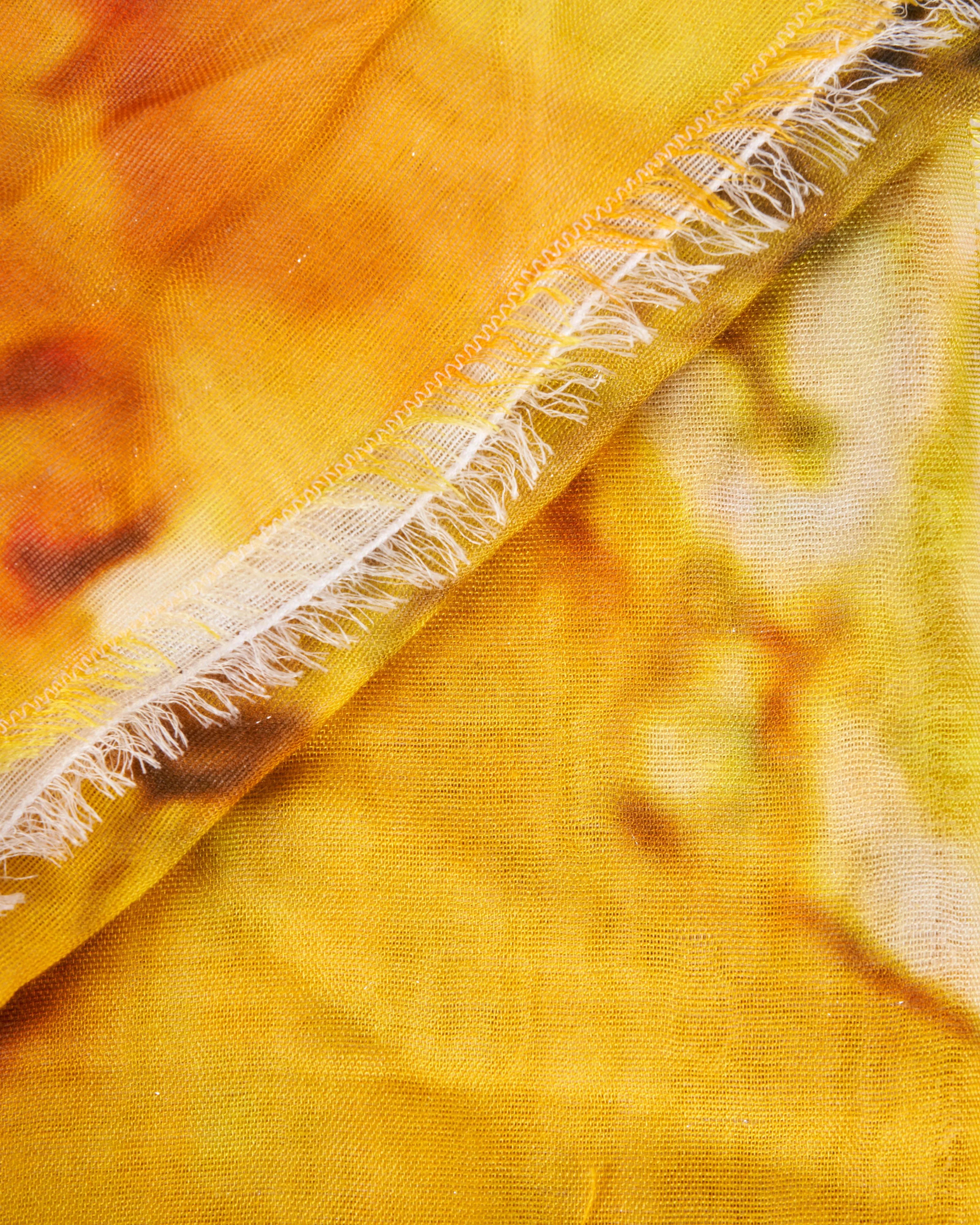 tiffany floral scarf - yellow/white