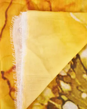 tiffany floral scarf - yellow/white