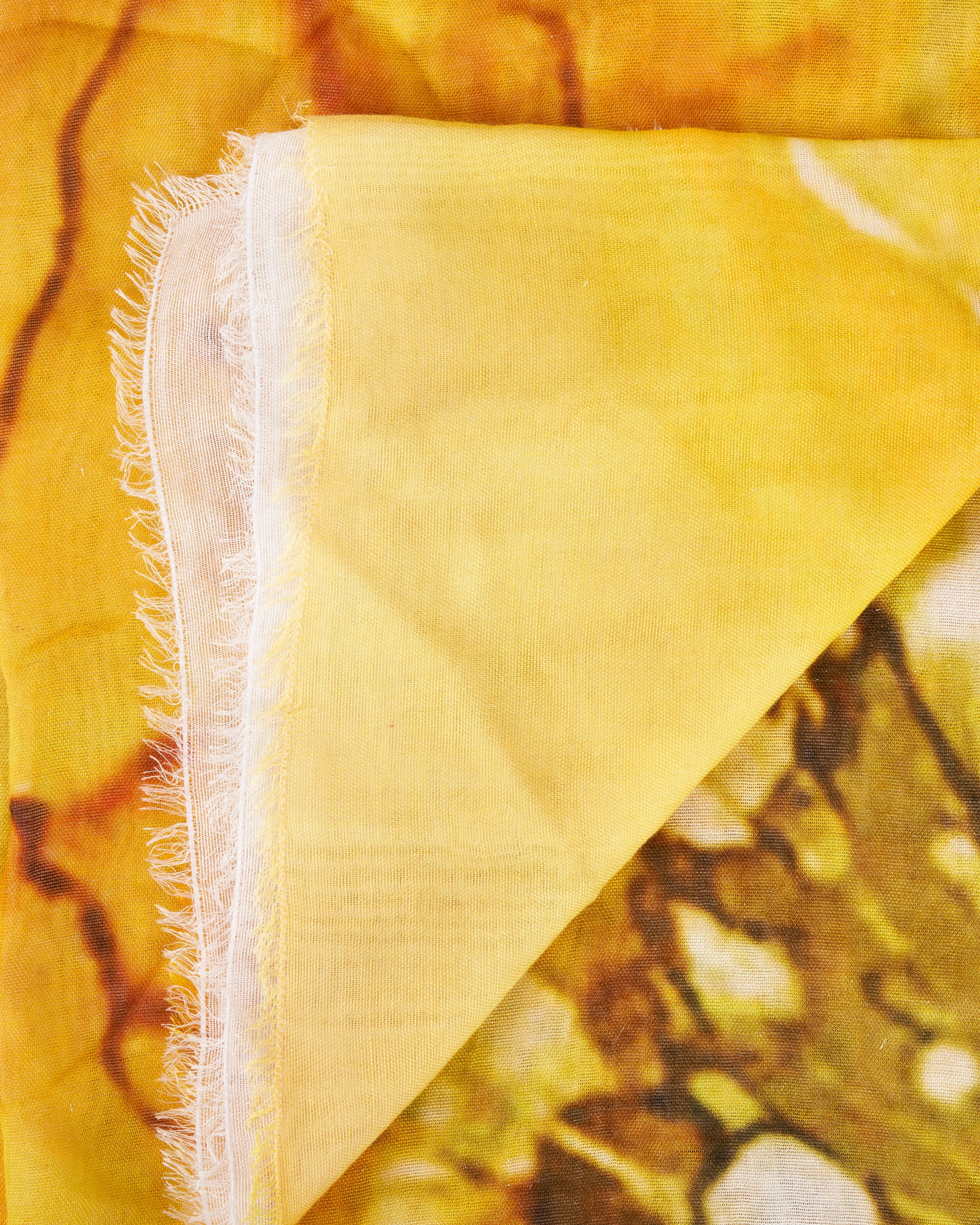 tiffany floral scarf - yellow/white