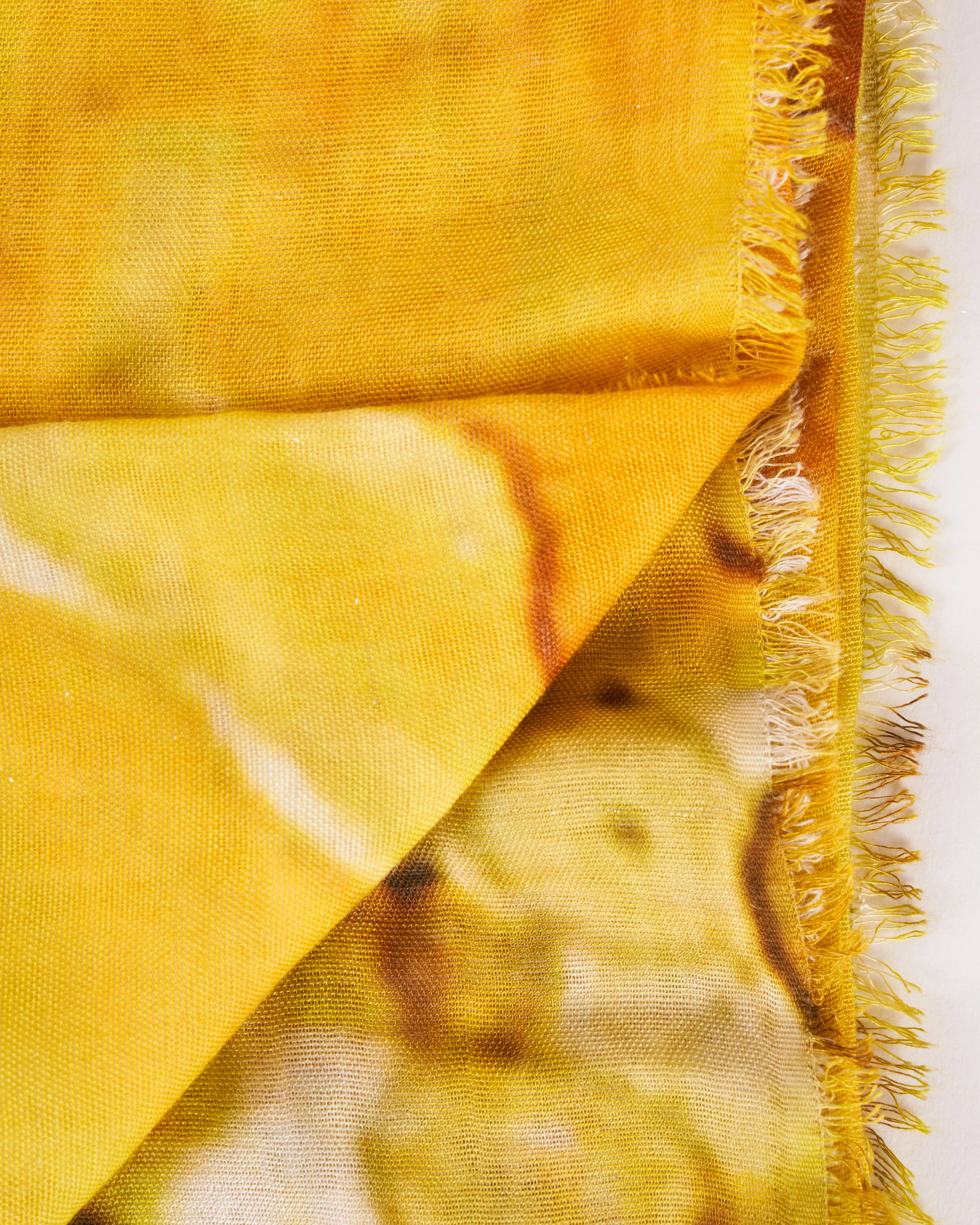 tiffany floral scarf - yellow/white