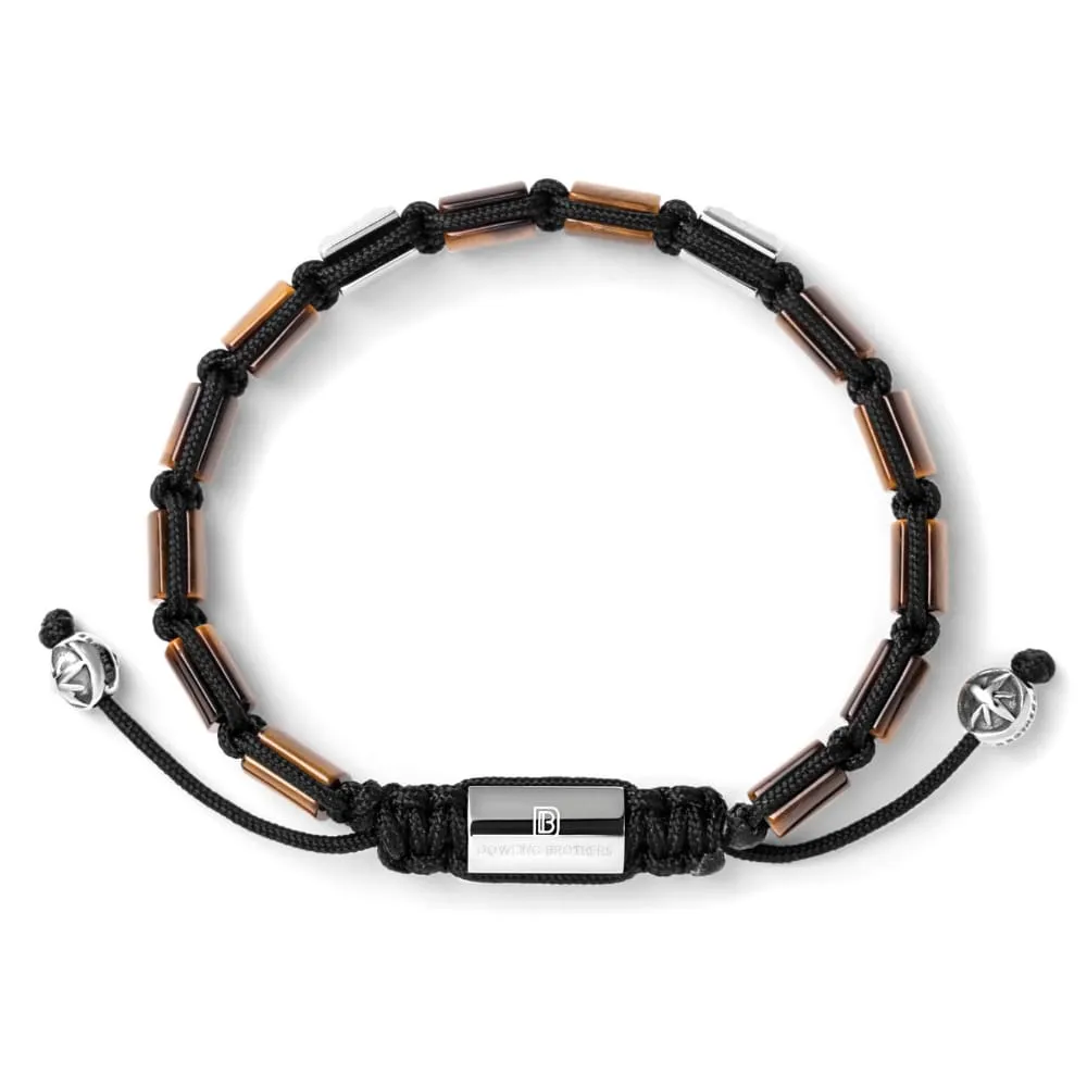 Tiger Eye and Abstract Silver