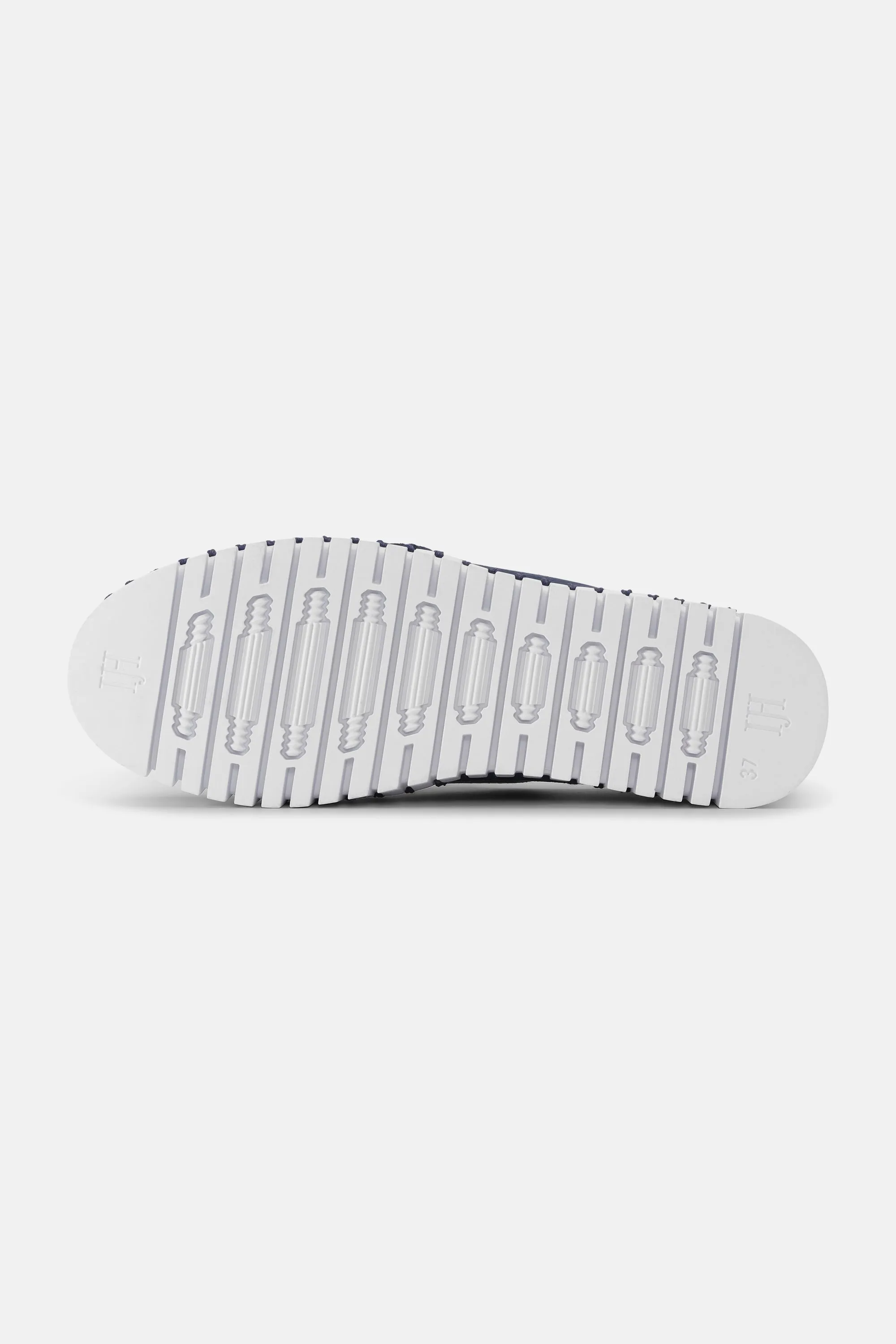 Tulip Plateauschuhe - Dark Indigo White