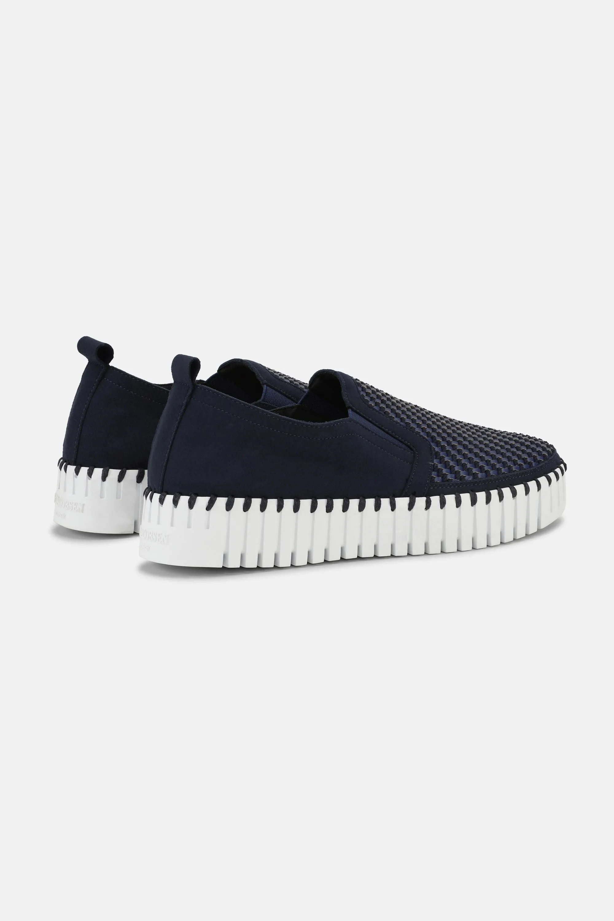 Tulip Plateauschuhe - Dark Indigo White