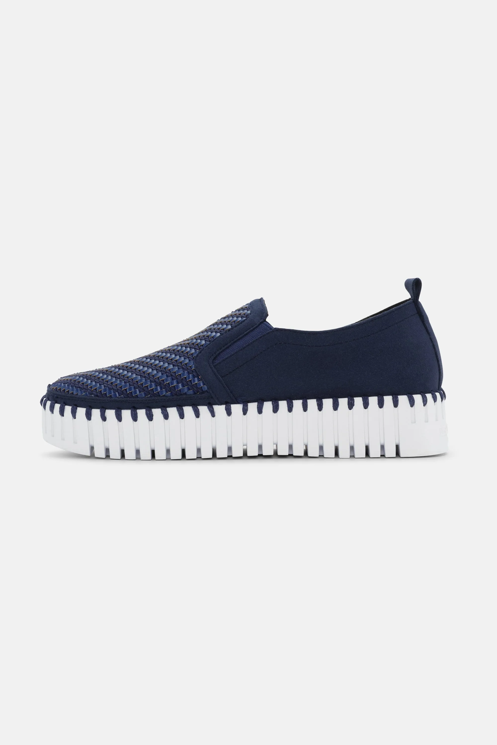 Tulip Plateauschuhe - Dark Indigo White
