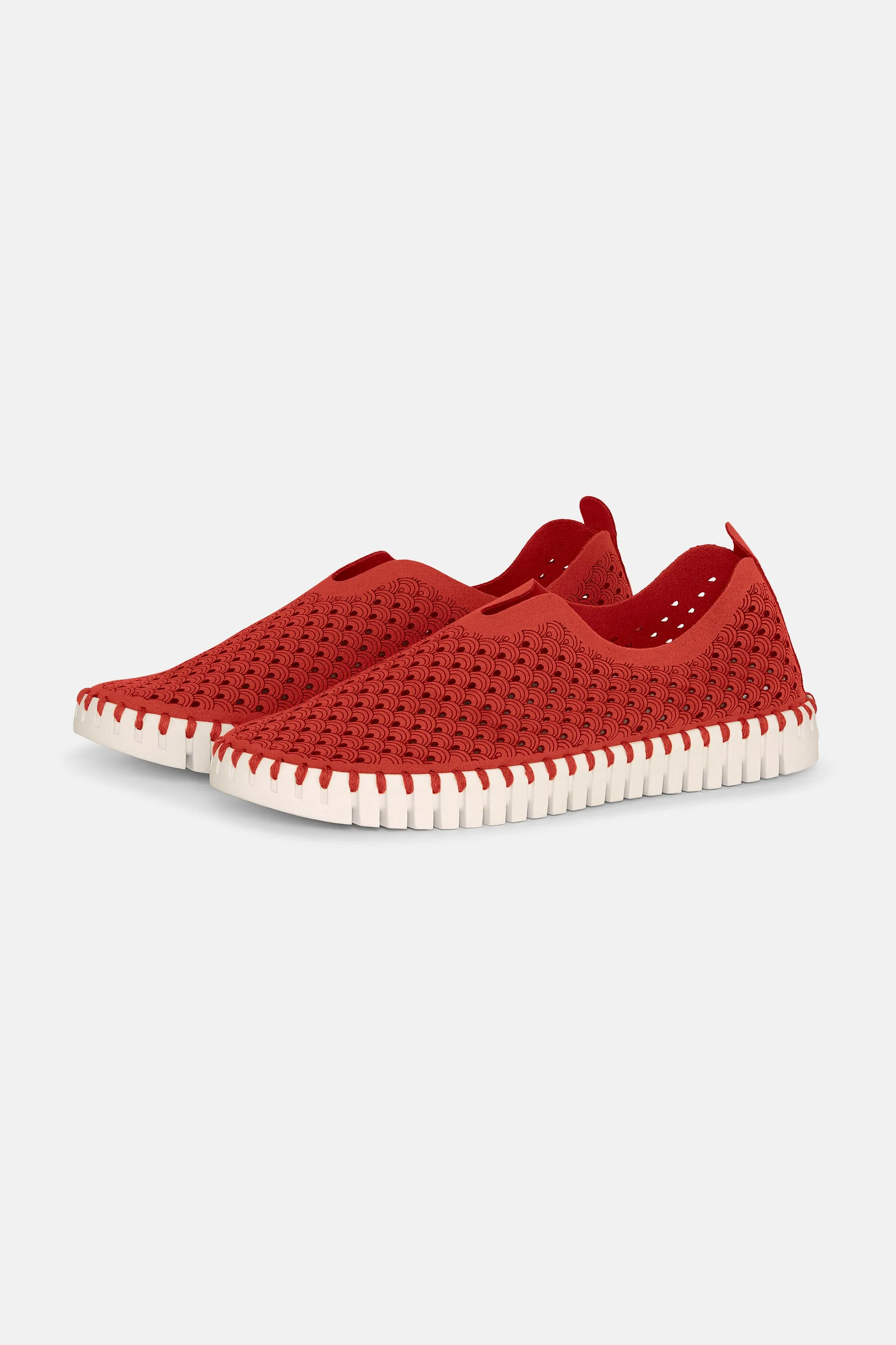 Tulip Slipper - Deep Red