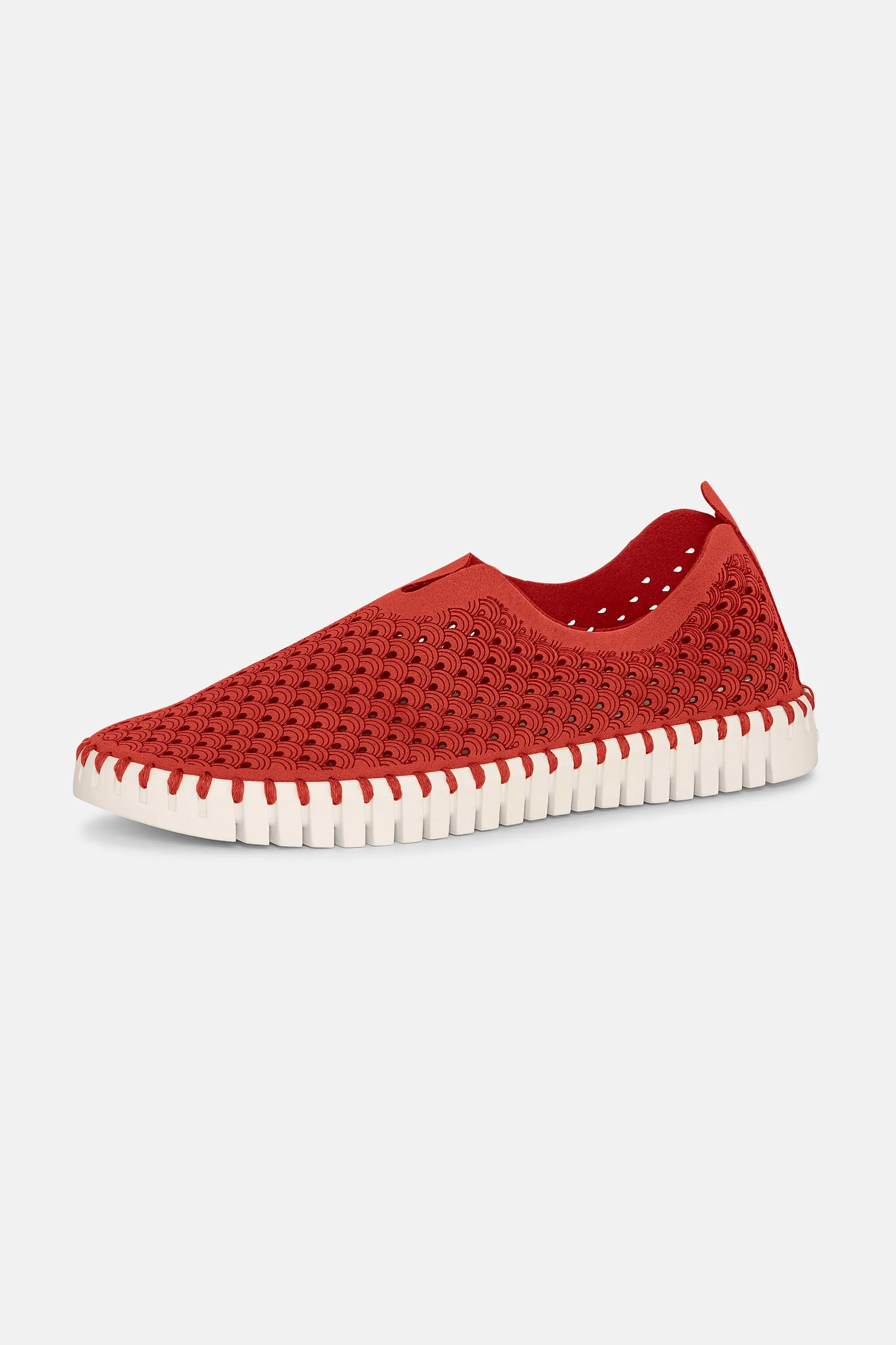 Tulip Slipper - Deep Red