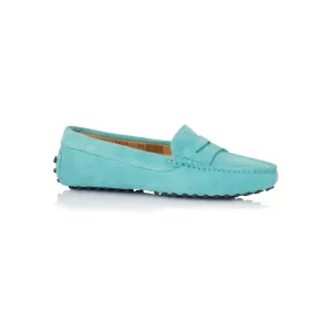 Turquoise Suede