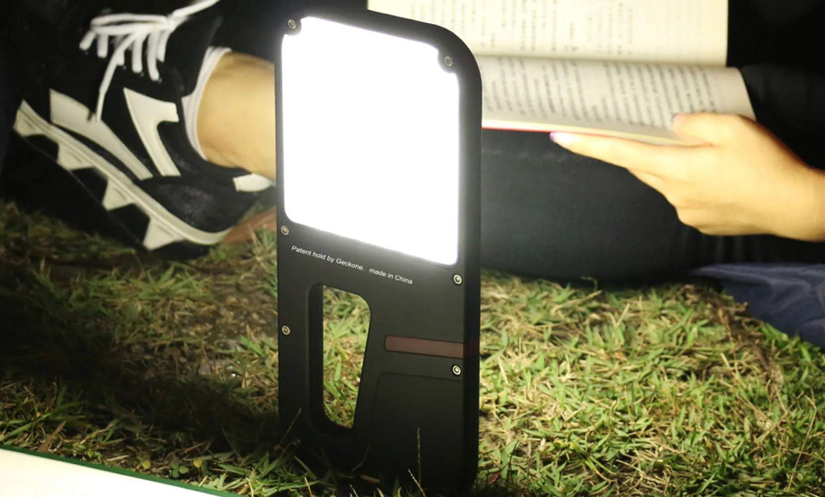 Ultra Slim Camping Outdoor  Hurricane Emergency, Hiking, Fishing Light With Emergency Beacon