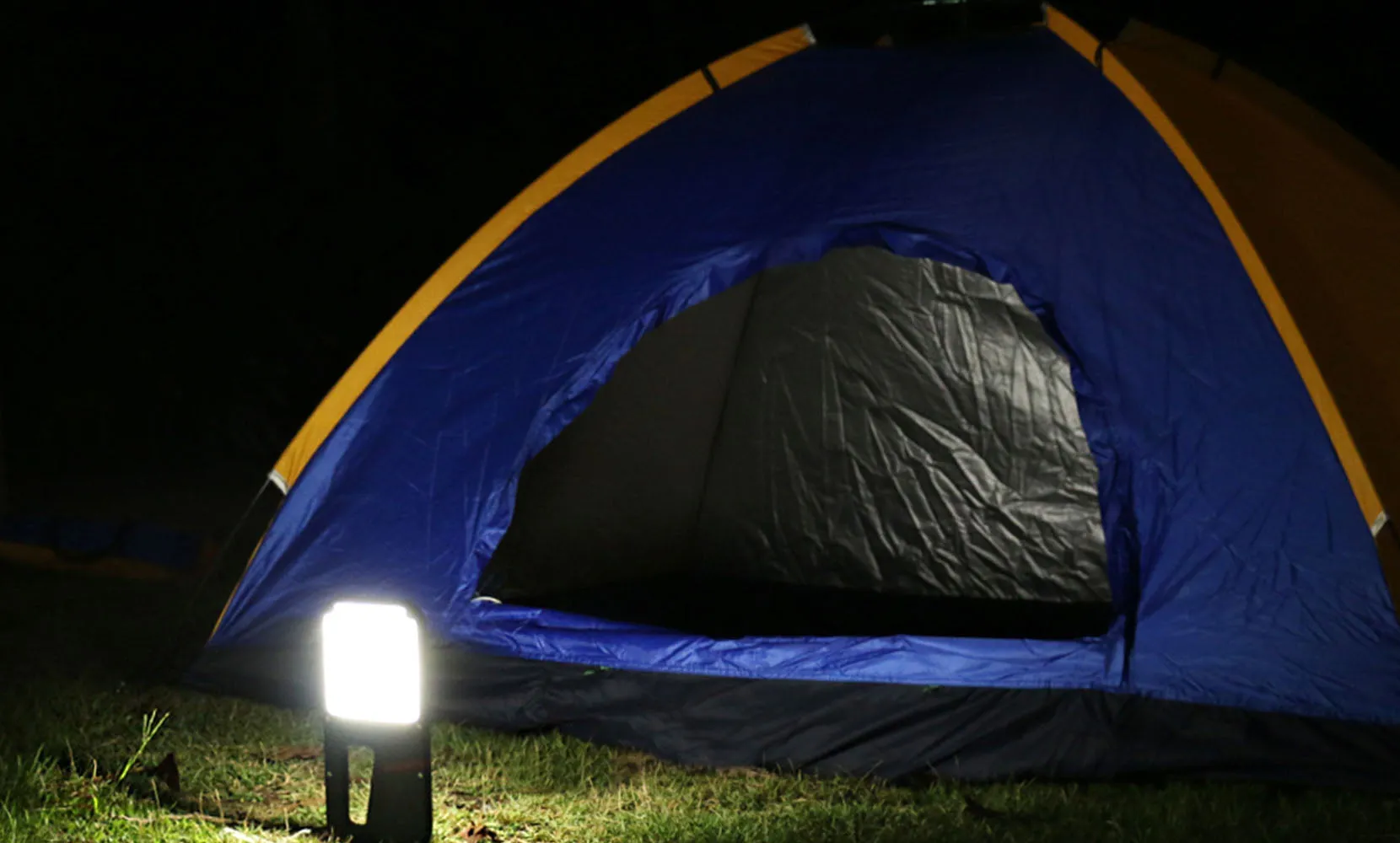 Ultra Slim Camping Outdoor  Hurricane Emergency, Hiking, Fishing Light With Emergency Beacon
