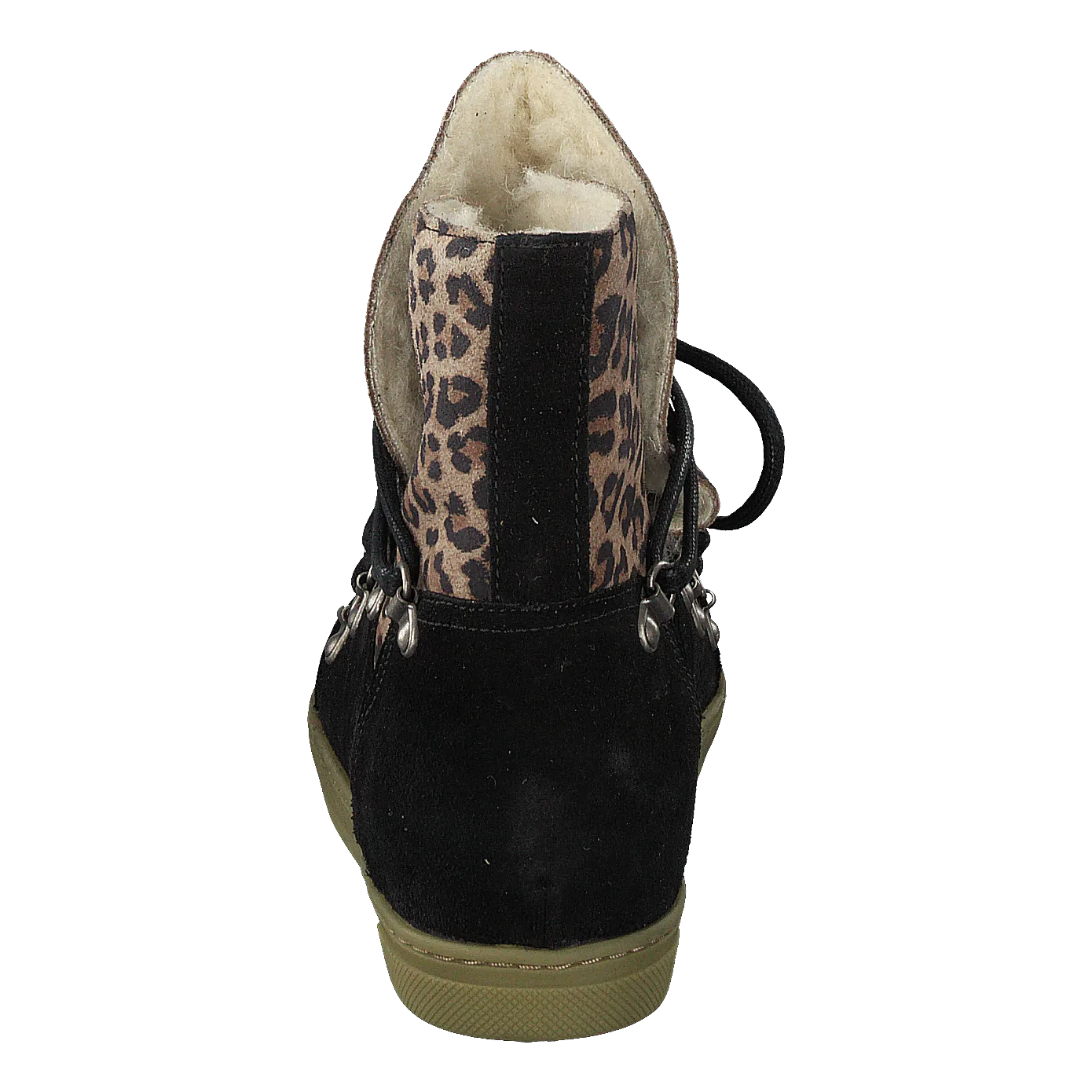 Uma Wool Leopard Suede