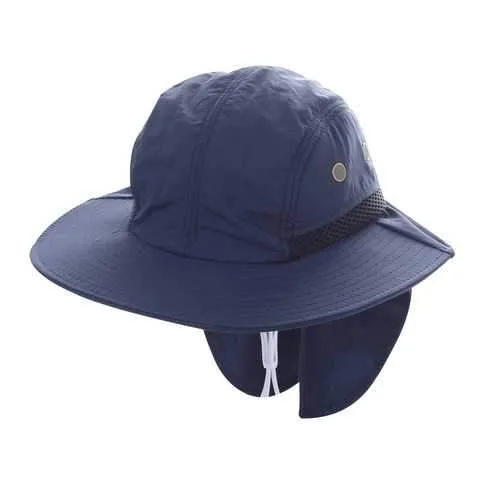 Unisex Boonie Snap Hat Brim Ear Neck Cover Sun Flap Cap Hunting Fishing Boating Hiking