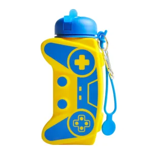 Vatnsbrúsi Game over blár og gulur 600 ml