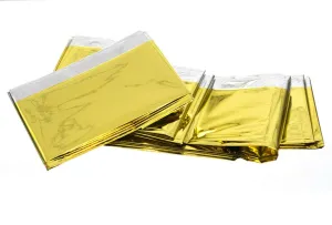 Vaude Large Rescue Blanket - Gold / Silver - 160 x 210cm