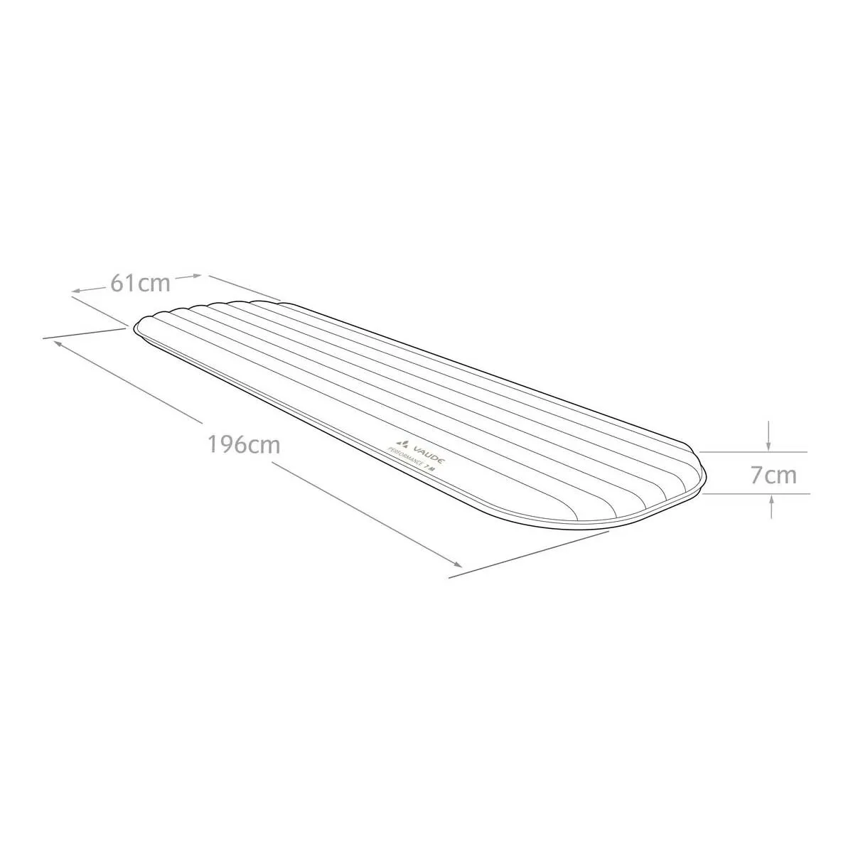 Vaude Performance 7 Sleeping Mat - Large