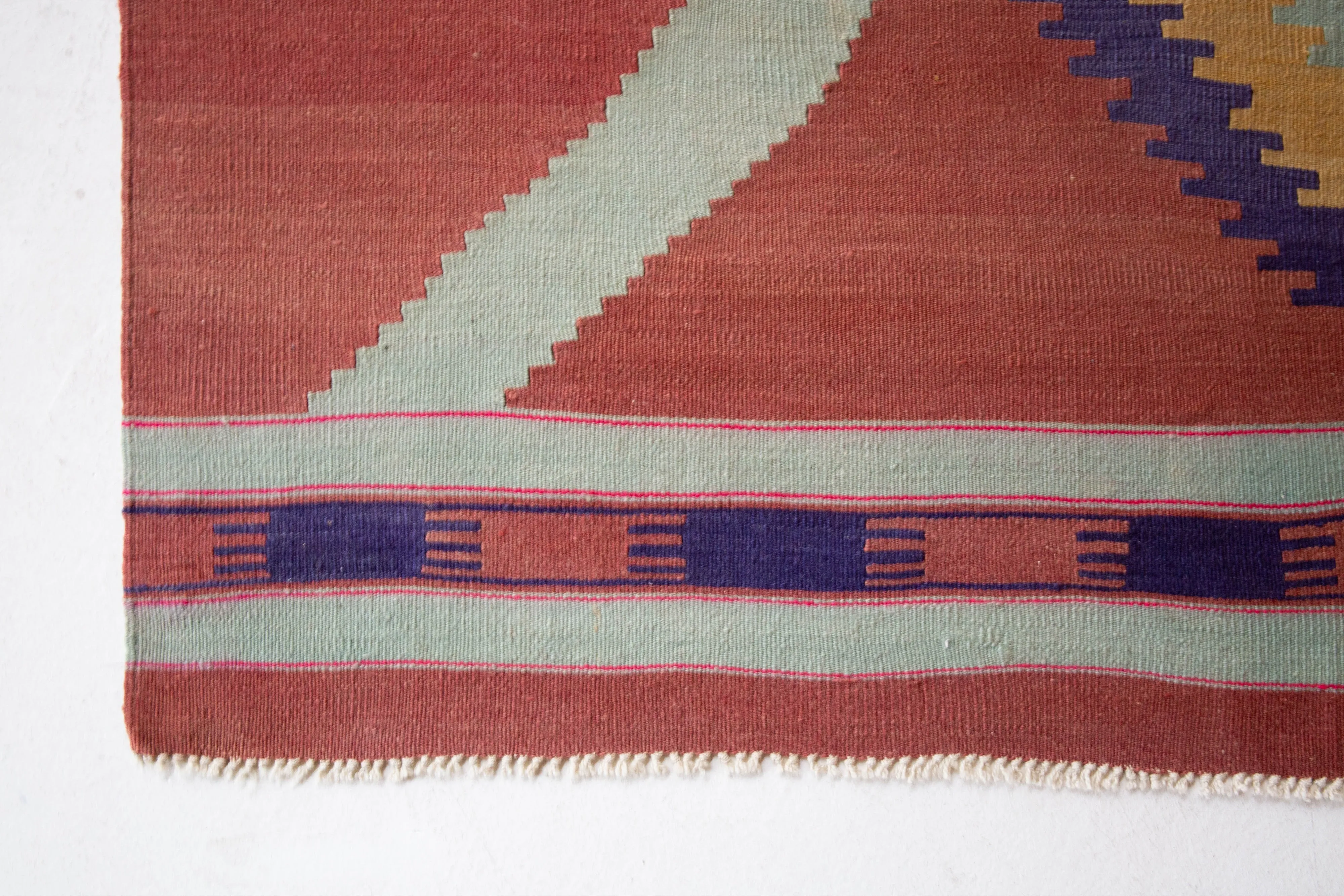 Vintage Balikesir Kilim Rug 5'3"x8'5"
