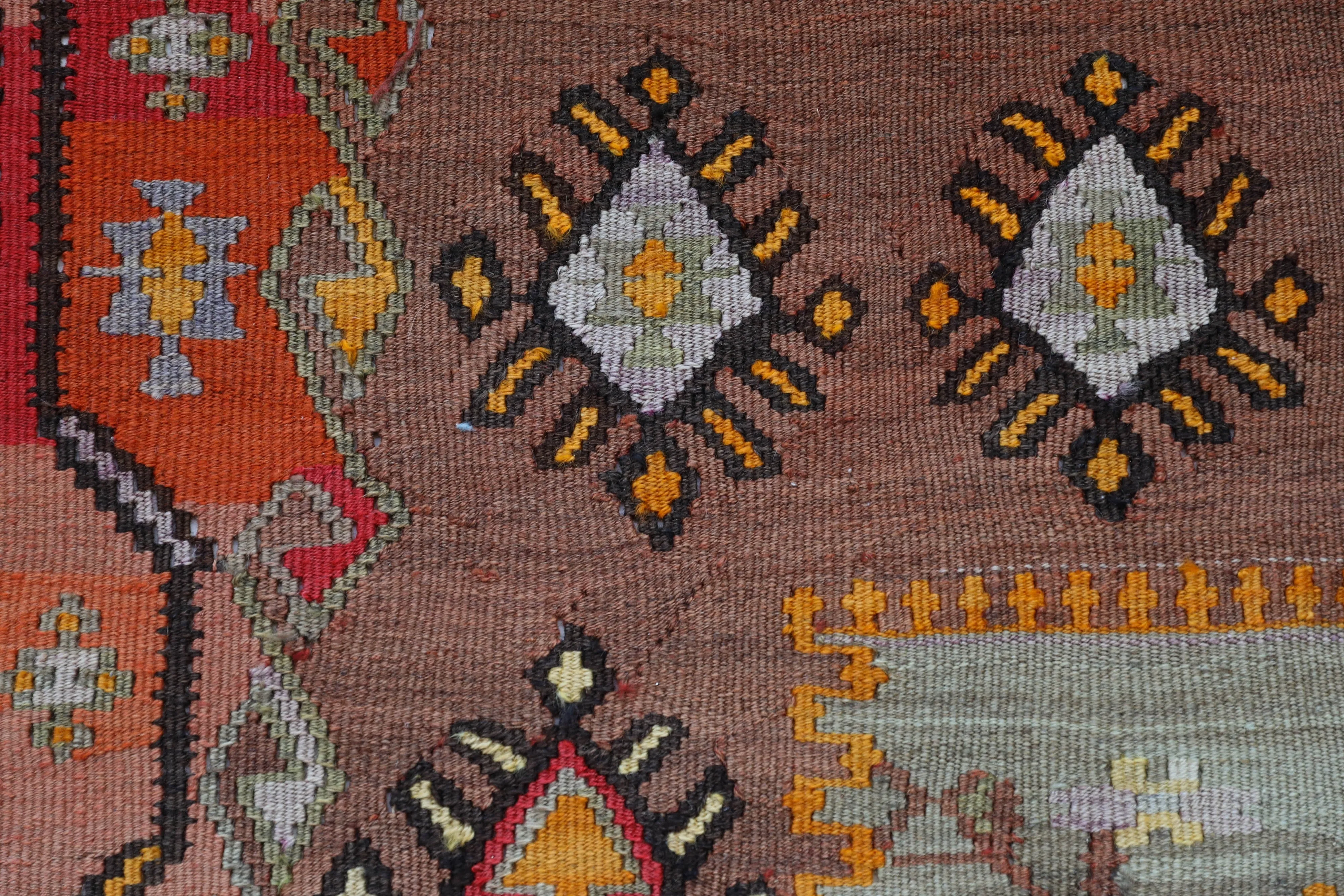 Vintage Kars Kilim Rug 4'8"x14'2"
