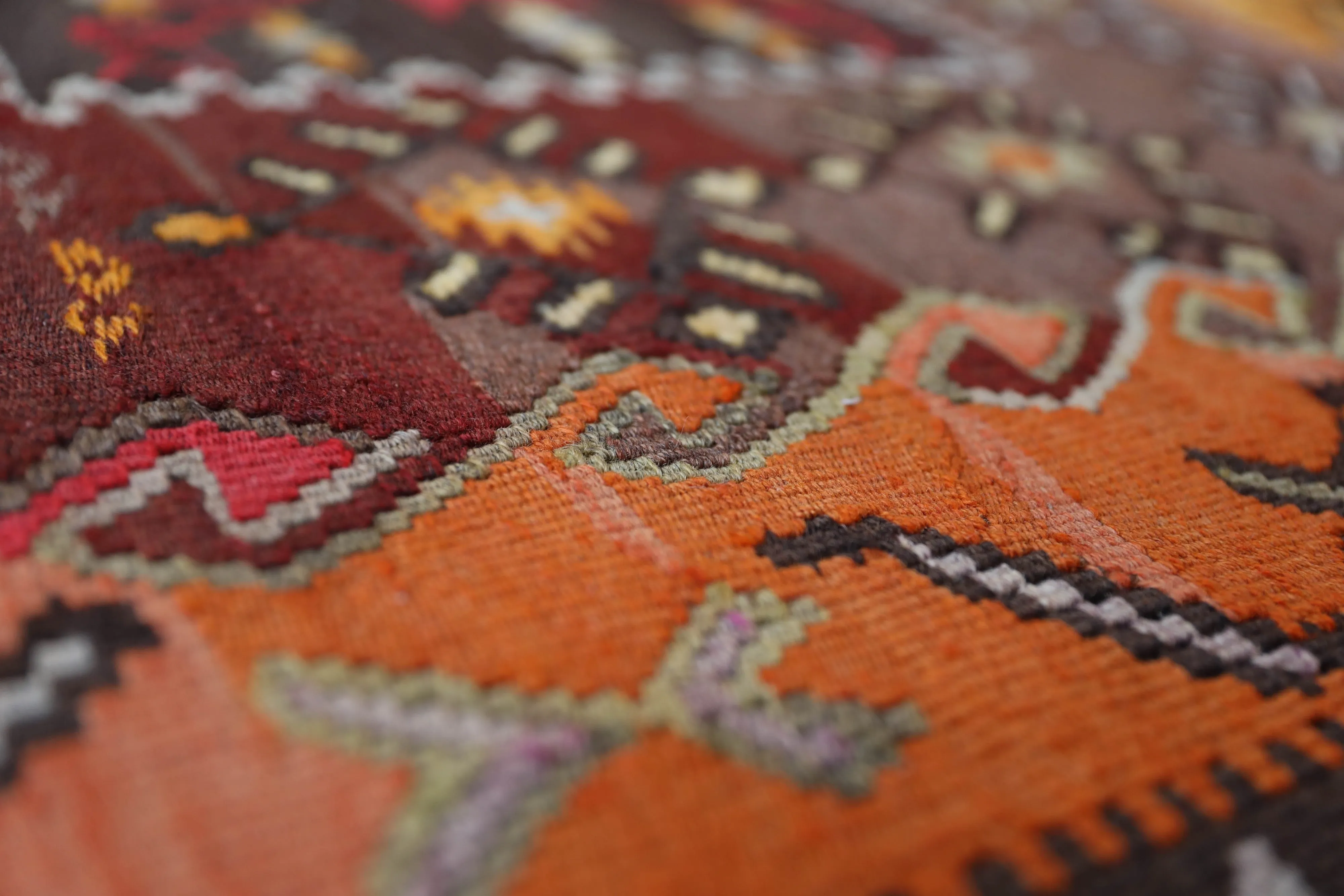 Vintage Kars Kilim Rug 4'8"x14'2"
