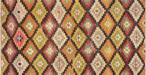 Vintage Turkish Kilim - 4'10" x 9'6"