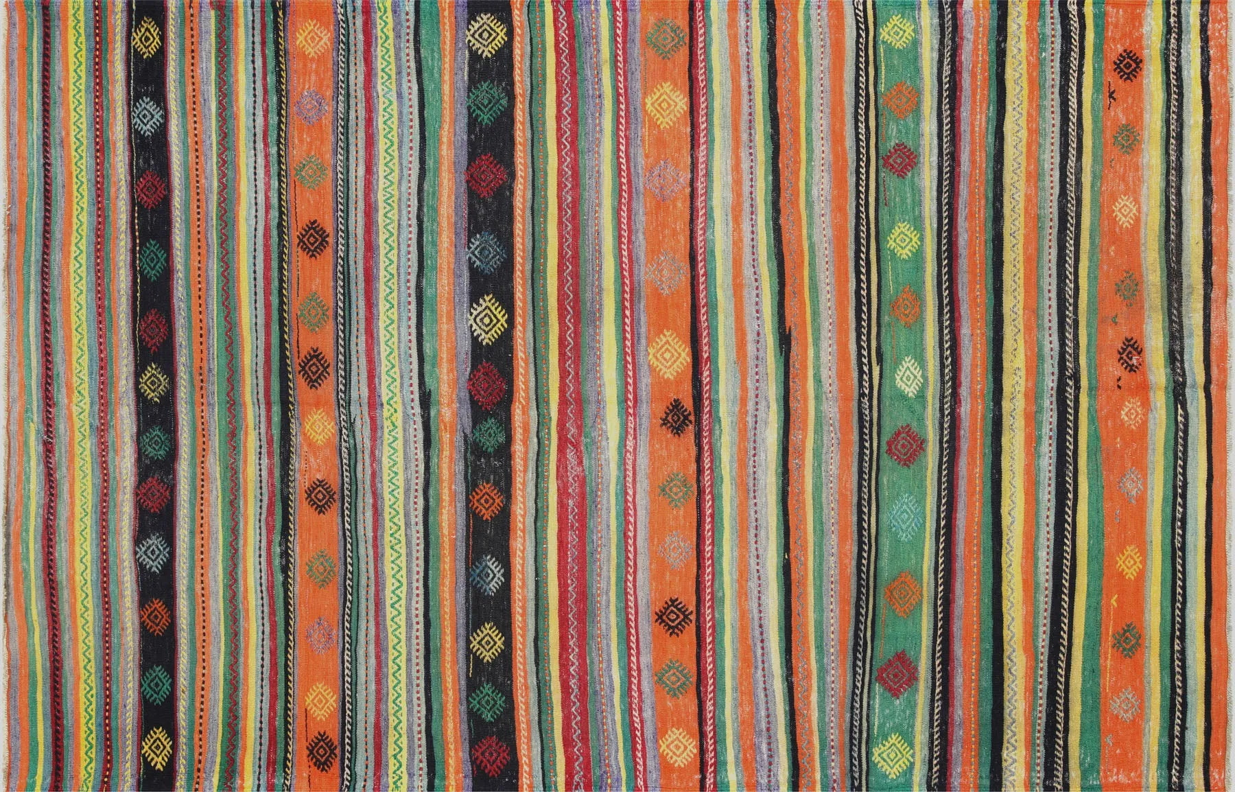 Vintage Turkish Kilim - 6'4" x 9'7"