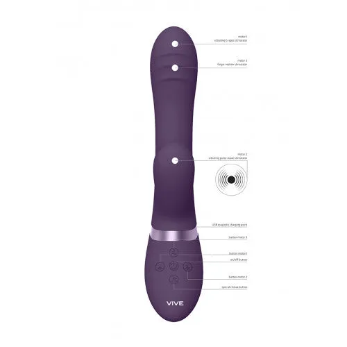 Vive Tani Vibromasseur Flexible Clitoris & Point G 21,5 Cm