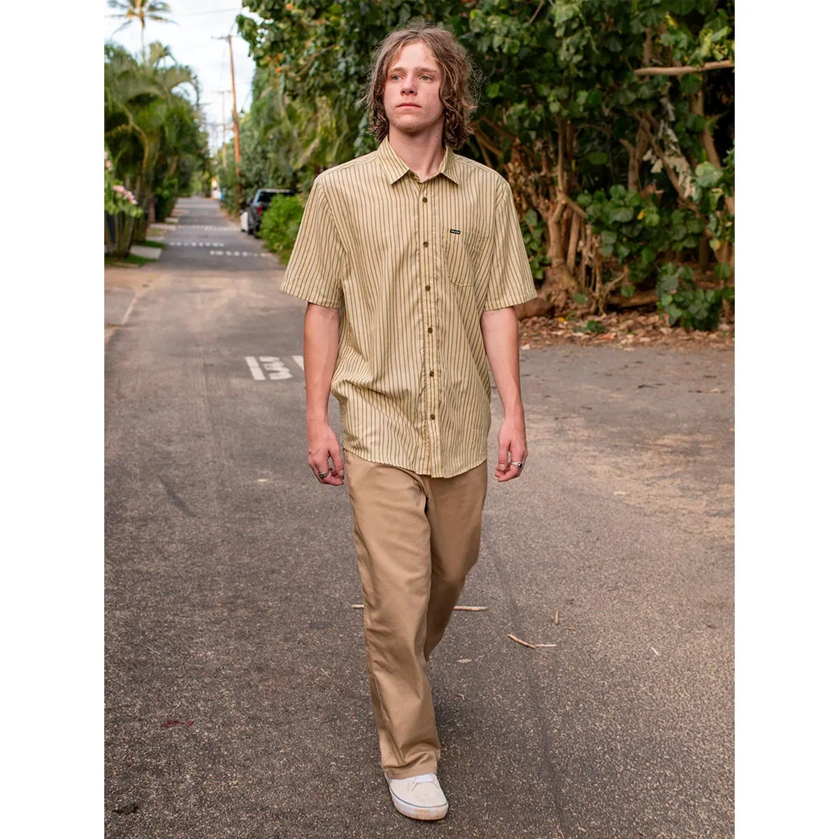 Volcom - Barstone Woven Shirt Grain