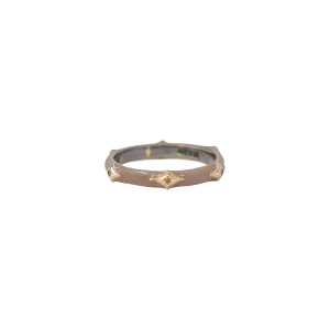 WARM TAN ENAMEL CRIVELLI STACK BAND