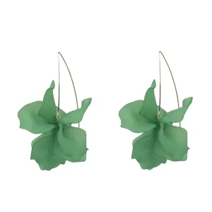 Wild Bloom Earrings Green