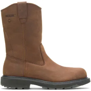 Wolverine Men's DD Steel Toe Wellington Work Boot- Brown- W04707