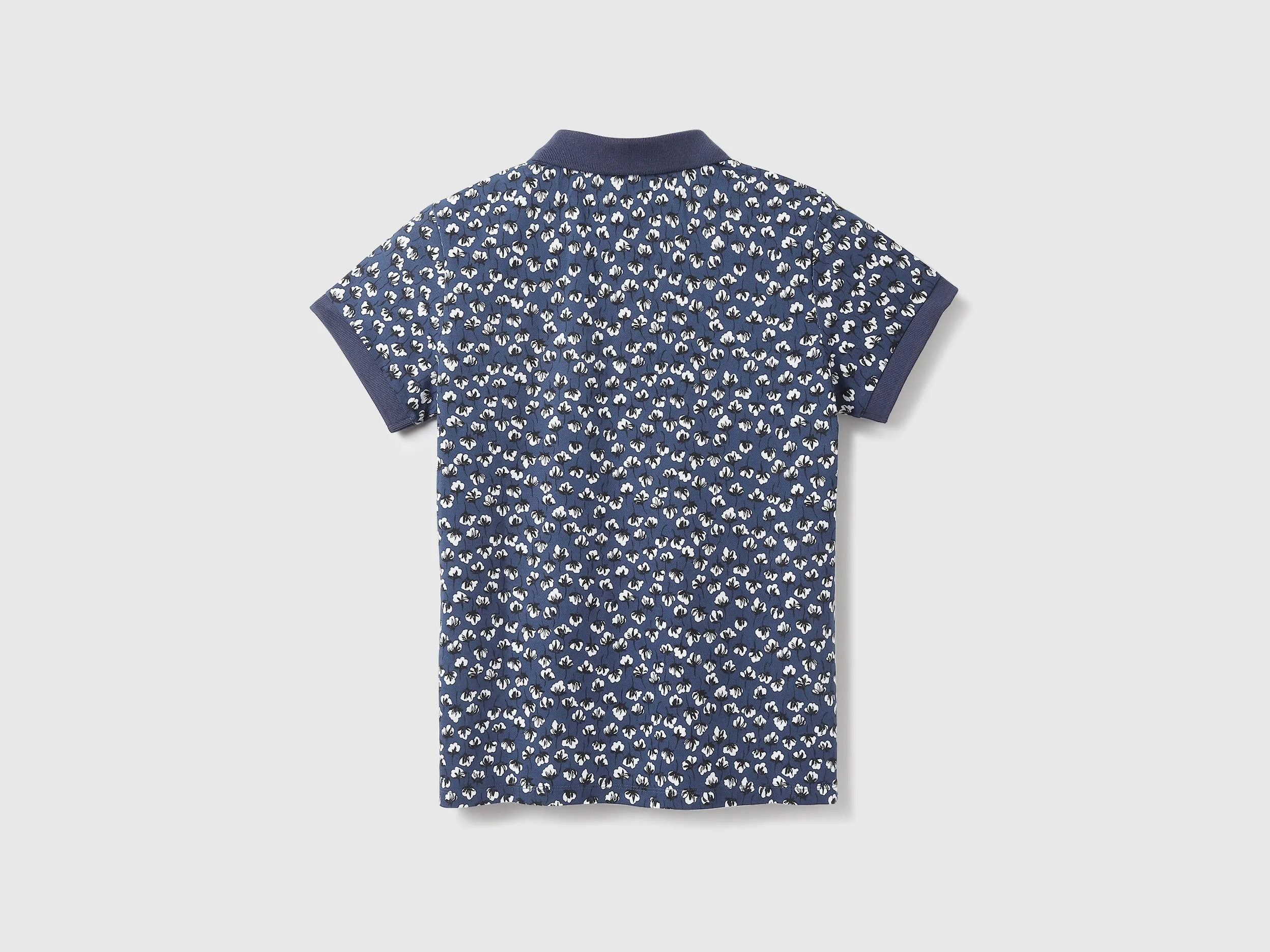 Women Printed Polo Collar T-shirt