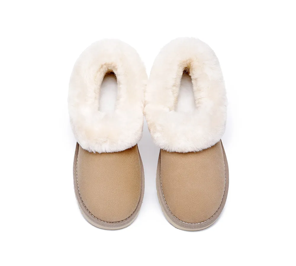 Women Slippers Clarrie Sheepskin Slippers Two Way Wear