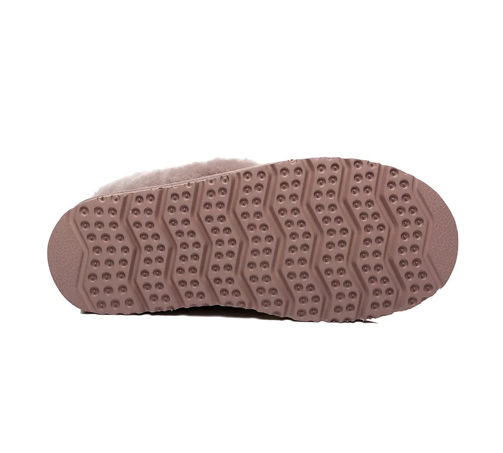 Women Slippers Clarrie Sheepskin Slippers Two Way Wear