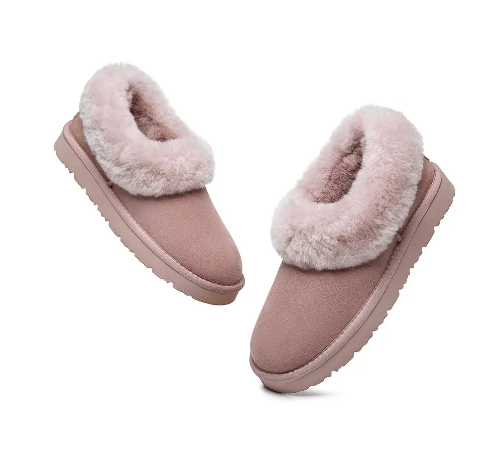 Women Slippers Clarrie Sheepskin Slippers Two Way Wear