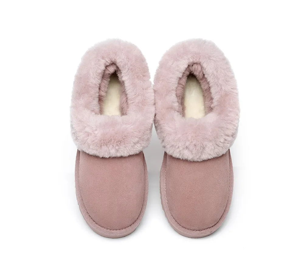 Women Slippers Clarrie Sheepskin Slippers Two Way Wear