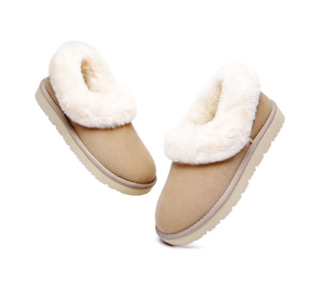 Women Slippers Clarrie Sheepskin Slippers Two Way Wear