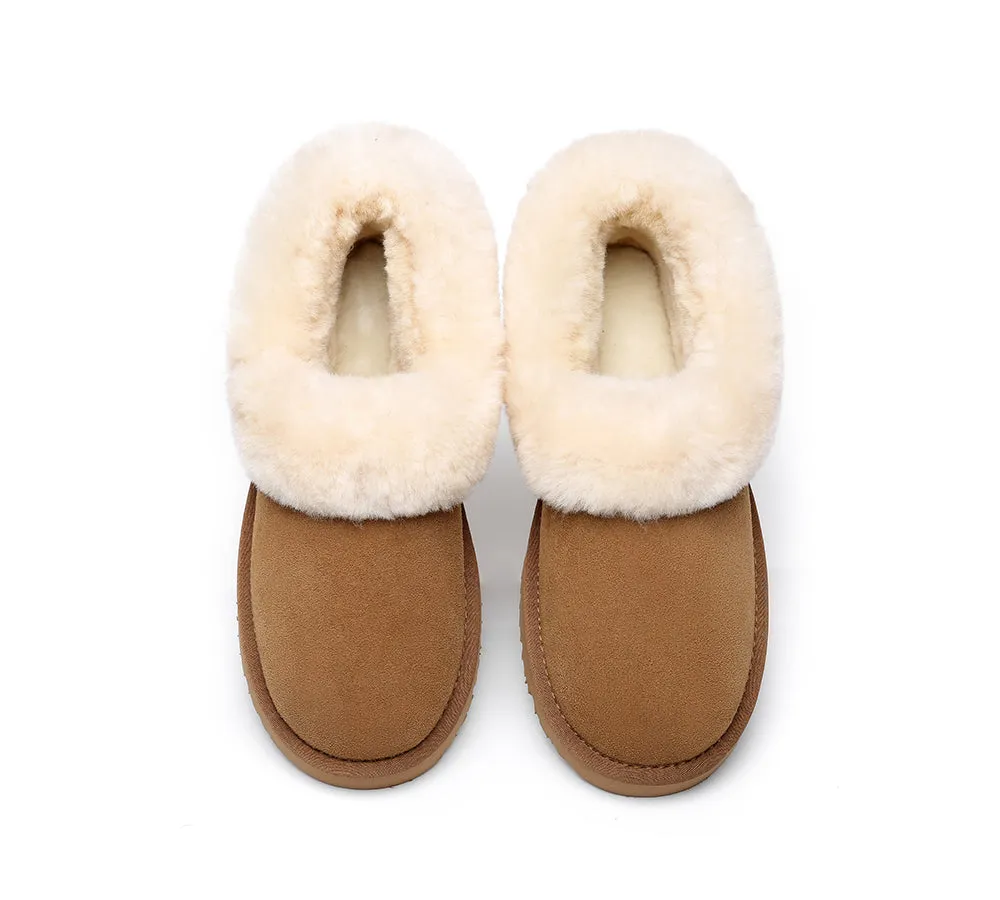 Women Slippers Clarrie Sheepskin Slippers Two Way Wear