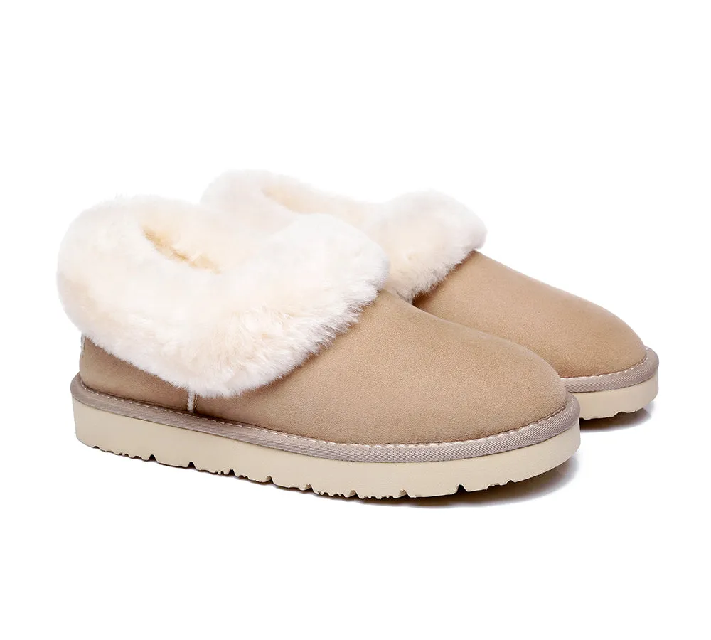 Women Slippers Clarrie Sheepskin Slippers Two Way Wear