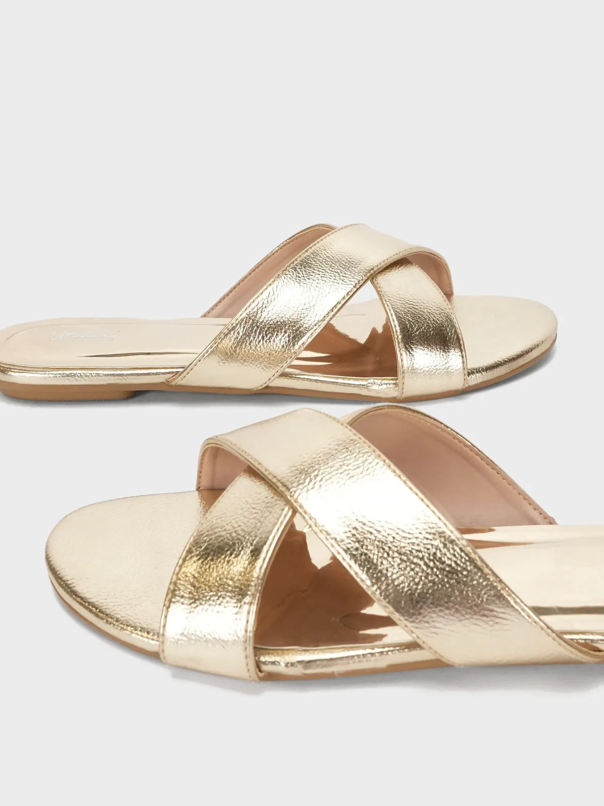Women's "ANONA" Shimmer Summer Slippers