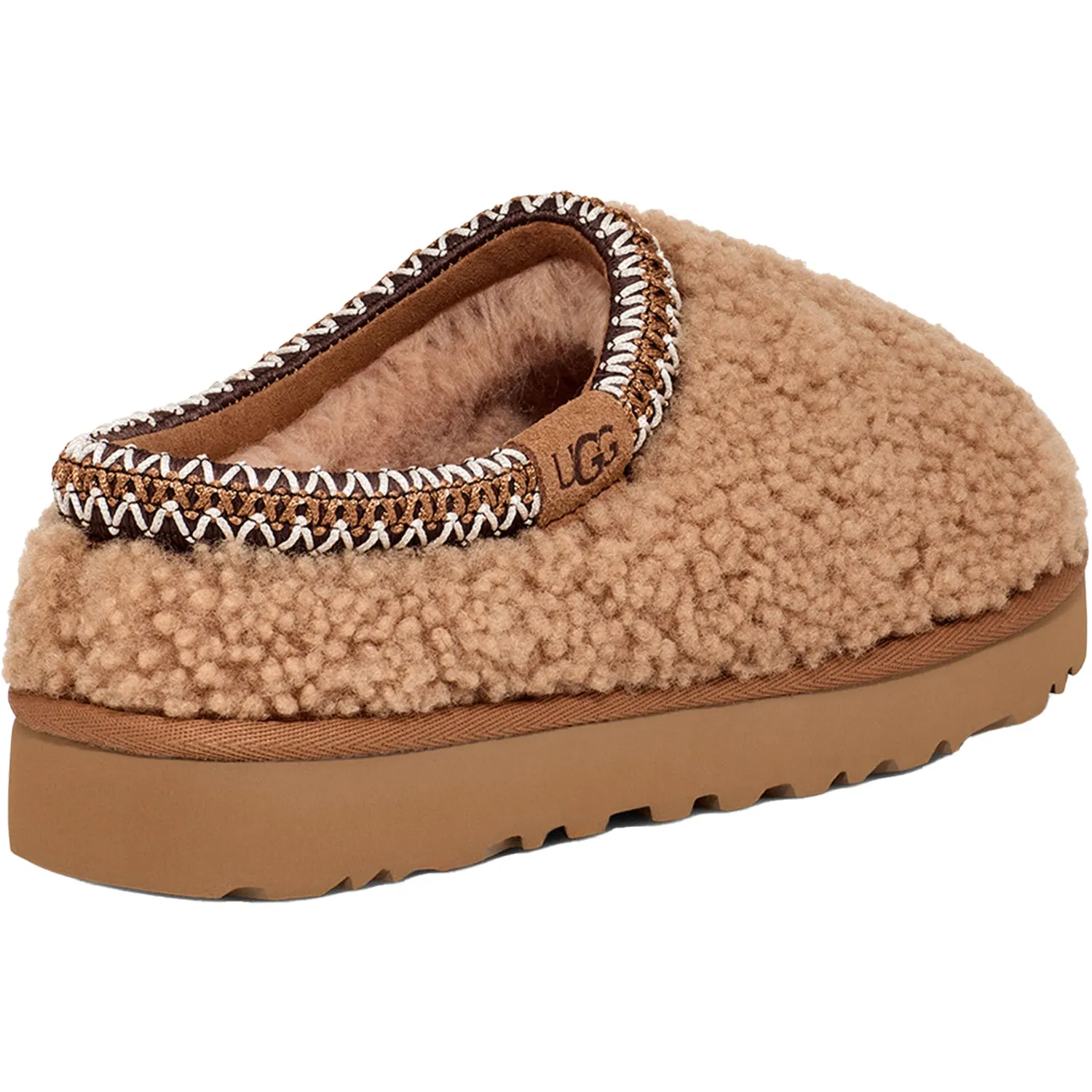 Women's UGG Tasman Maxi Curly Chestnut Suede