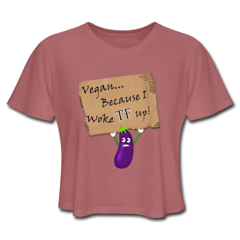 Women’s Woke TF Up Crop Top