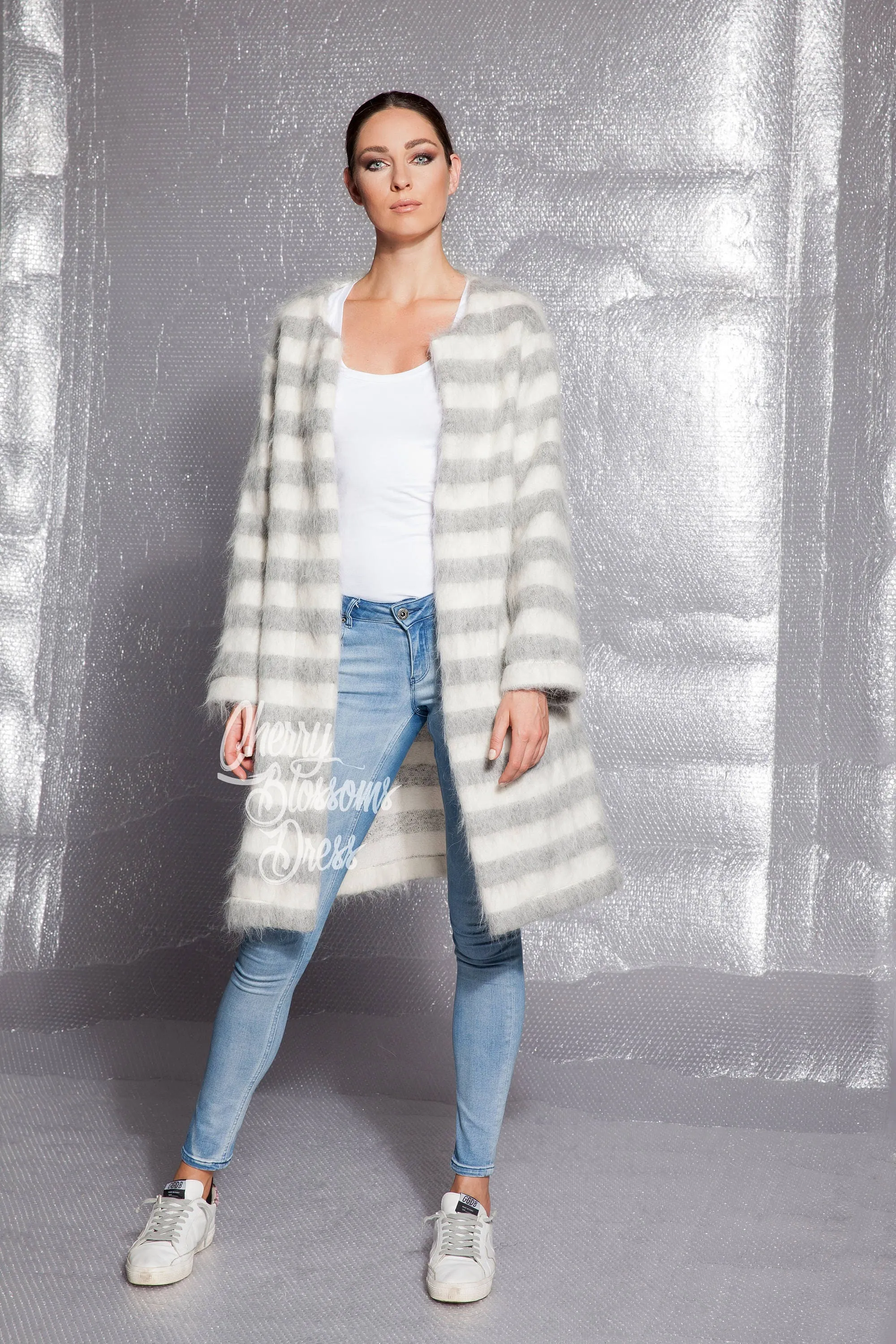 Wool Cardigan for Woman, Fuzzy Cardigan, Wool Clothing, Fleece Coat, Loose Cardigan for Winter, Furry Cardigan with Belt, Warm Cardigan